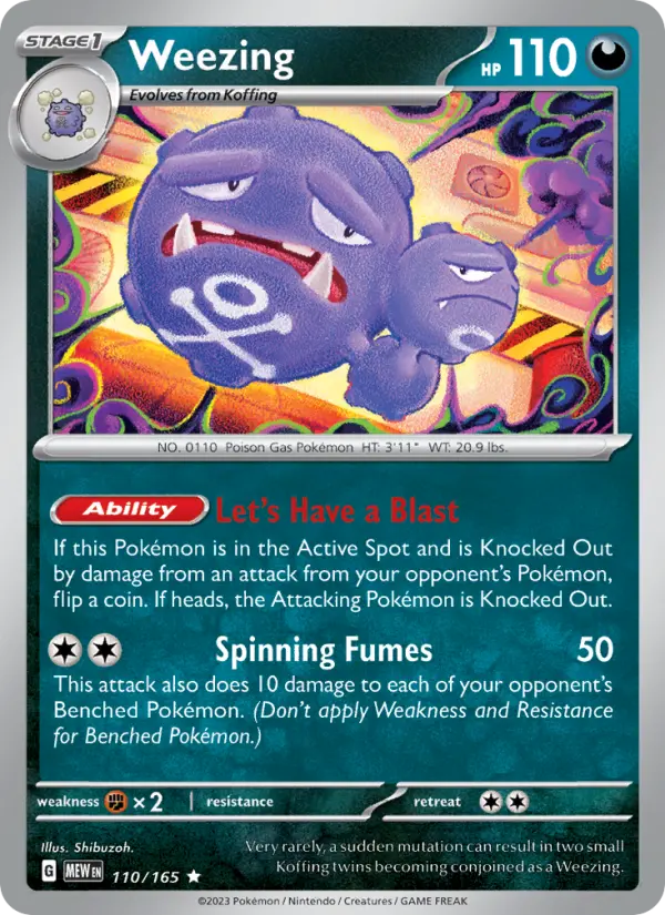 Card image of Weezing