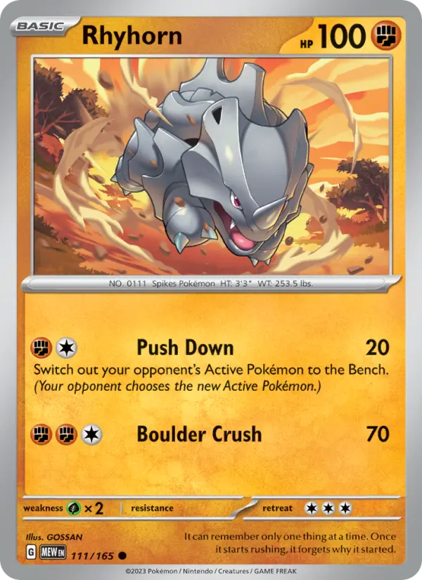 Card image of Rhyhorn