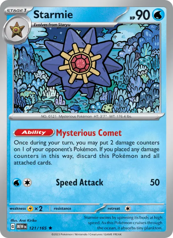 Card image of Starmie