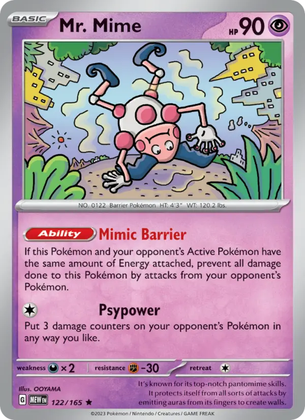 Card image of Mr. Mime