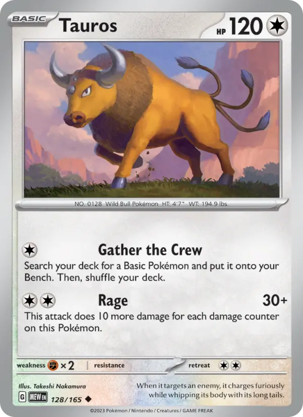 Card image of Tauros