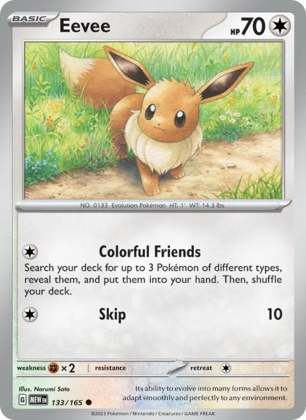 Card image of Eevee