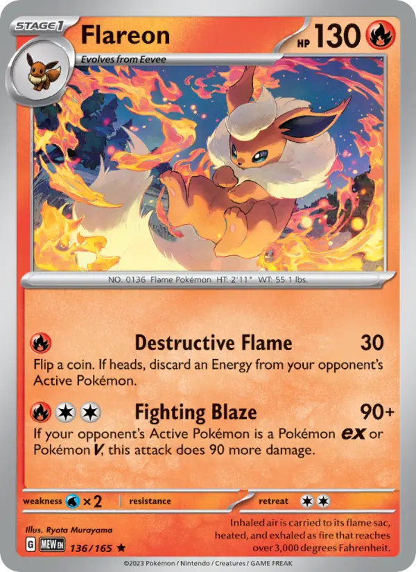 Card image of Flareon