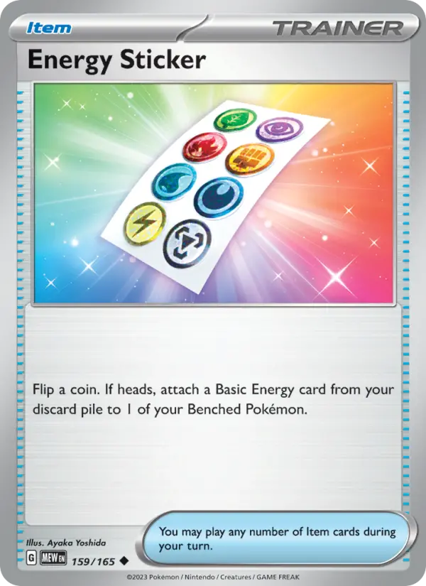 Card image of Energy Sticker