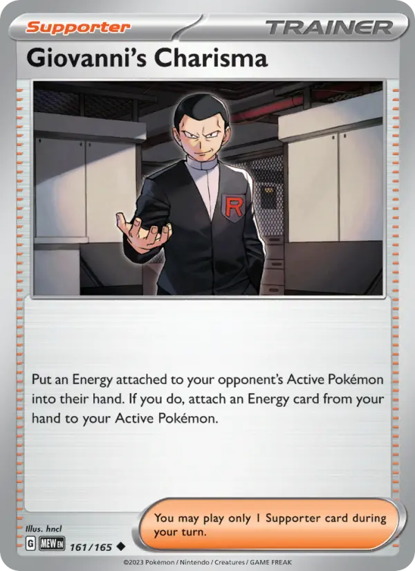 Card image of Giovanni's Charisma