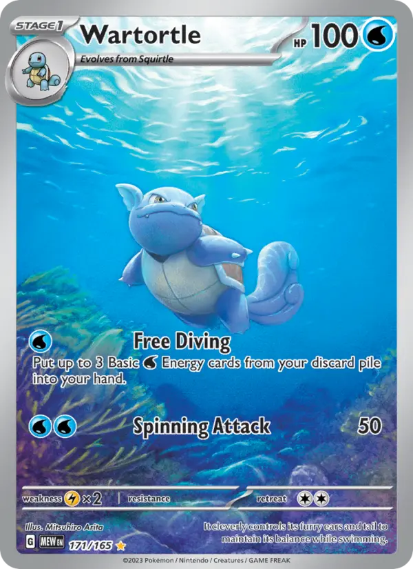 Card image of Wartortle