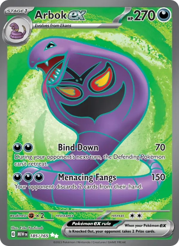 Card image of Arbok ex