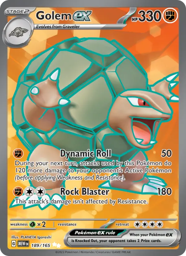 Card image of Golem ex