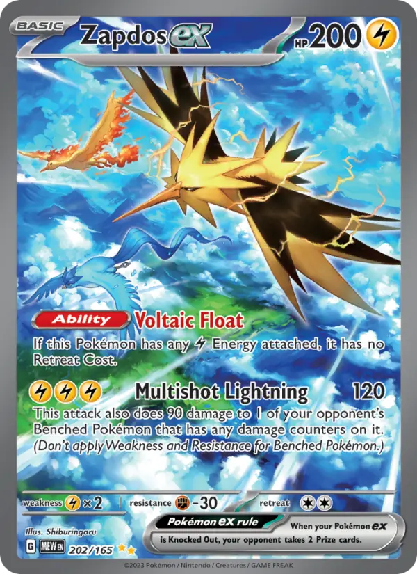 Card image of Zapdos ex