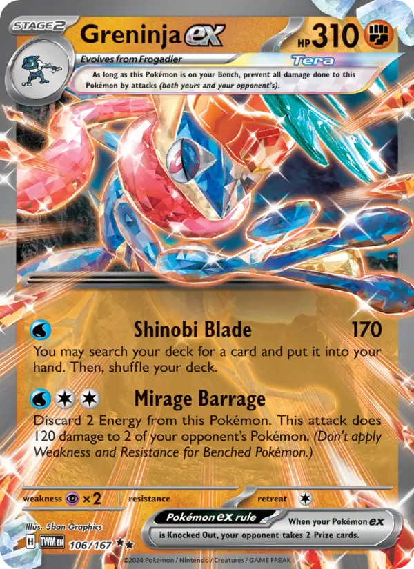 Card image of Greninja ex