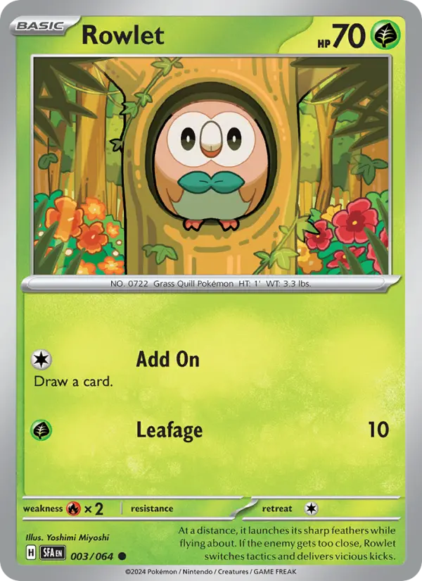 Card image of Rowlet