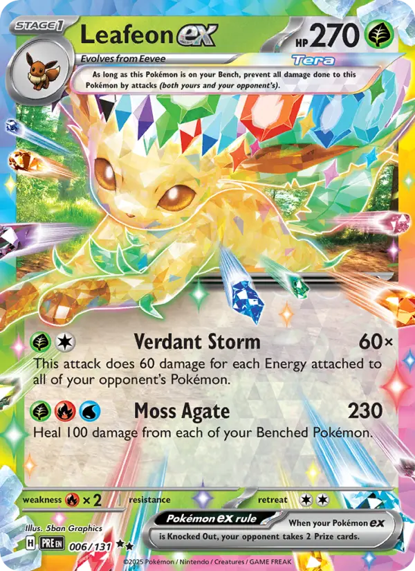 Card image of Leafeon ex