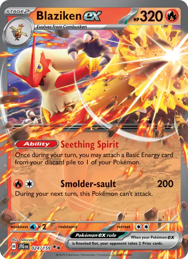 Card image of Blaziken ex