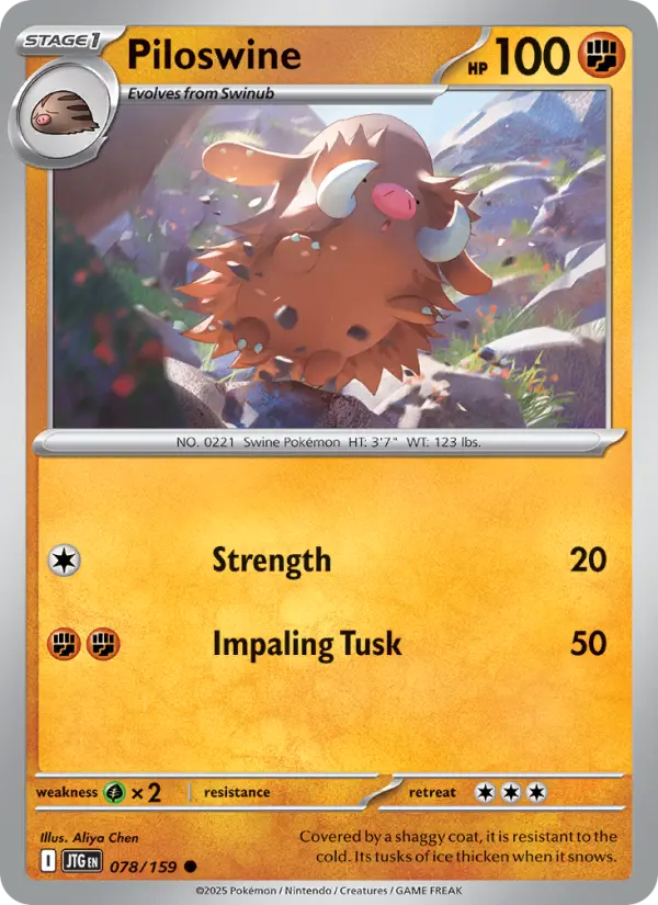 Card image of Piloswine
