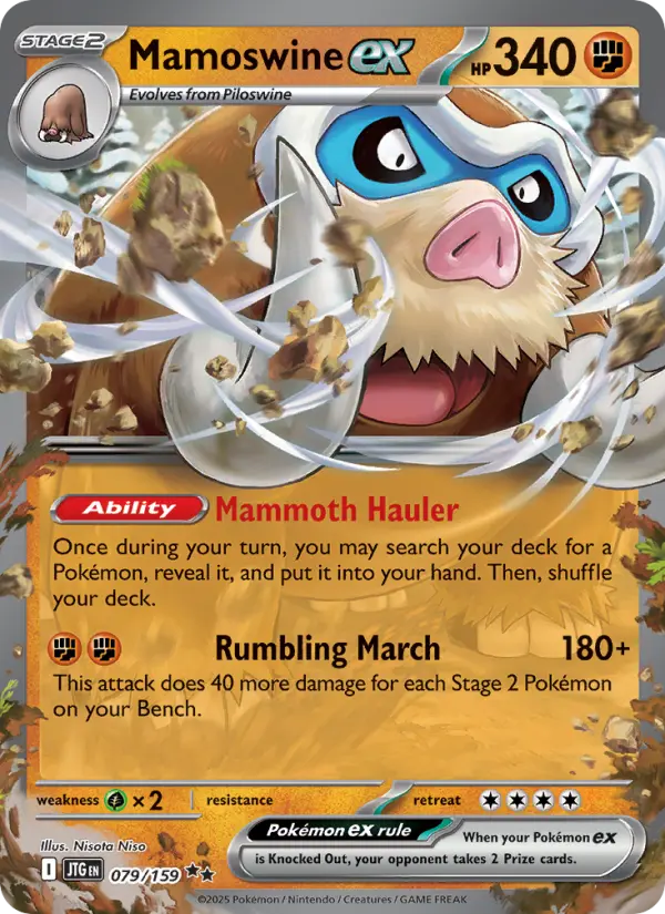 Card image of Mamoswine ex