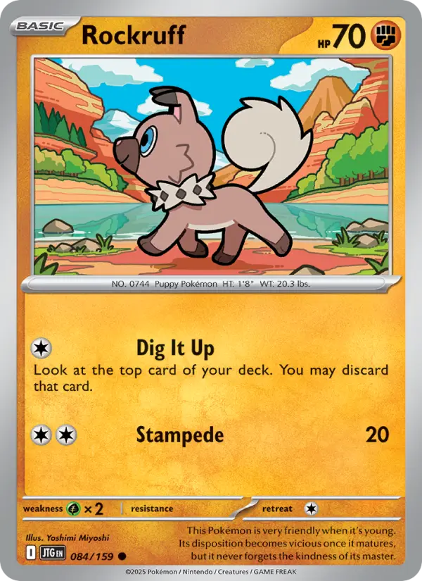Card image of Rockruff