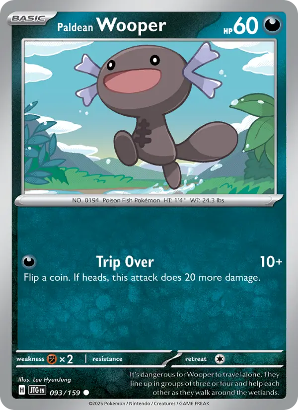 Card image of Paldean Wooper