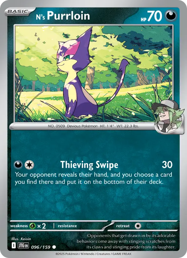 Card image of N's Purrloin