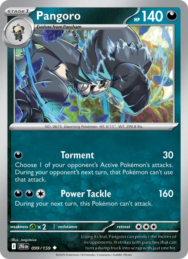 Card image of Pangoro