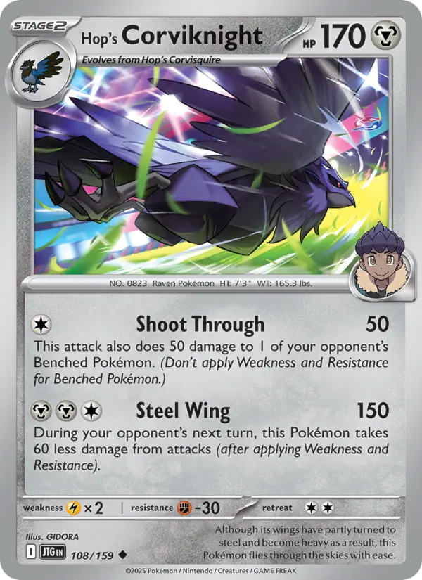 Card image of Hop's Corviknight