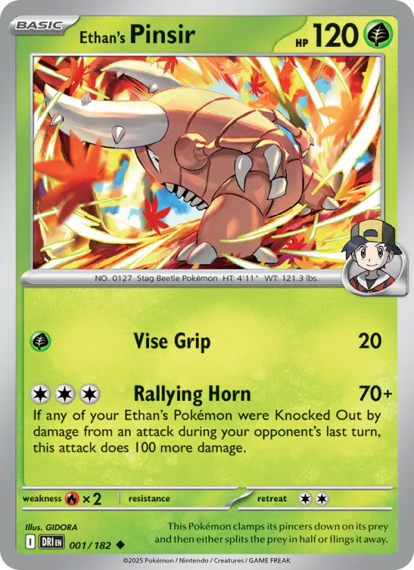 Card image of Ethan's Pinsir