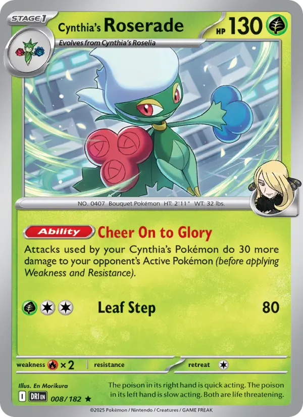 Card image of Cynthia's Roserade