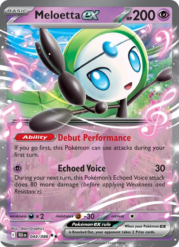 Card image of Meloetta ex