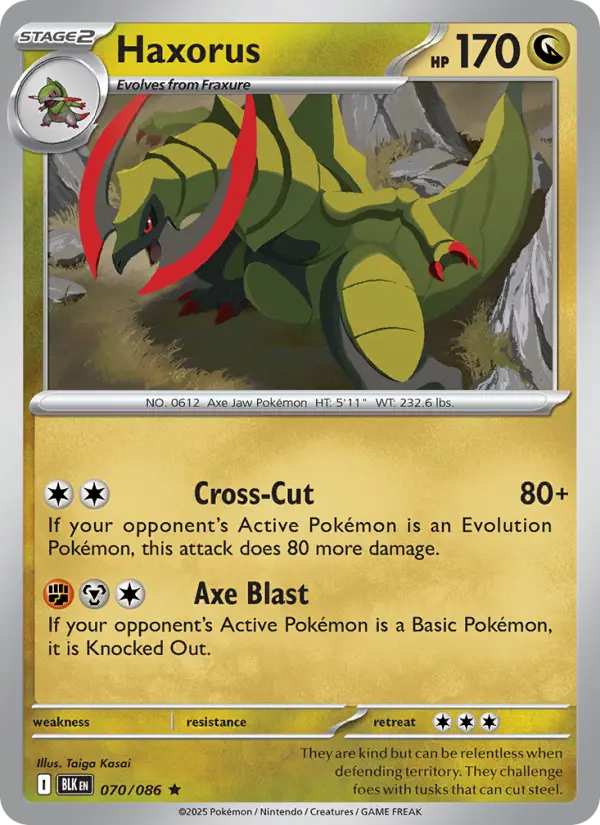 Card image of Haxorus