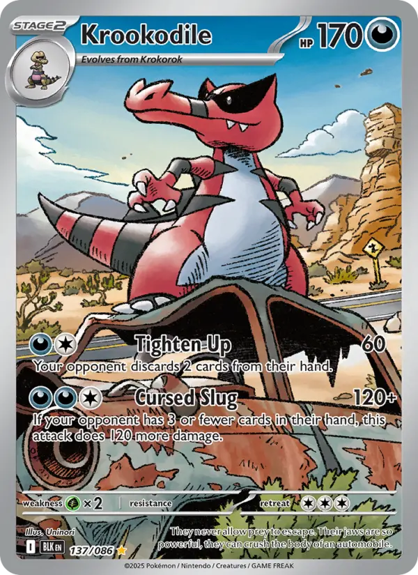 Card image of Krookodile