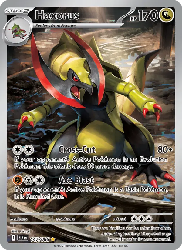 Card image of Haxorus