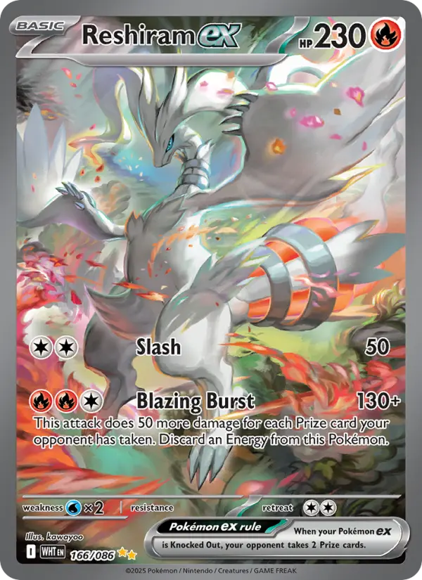 Card image of Reshiram ex