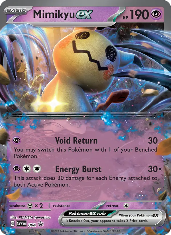 Card image of Mimikyu ex