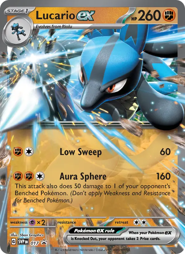 Card image of Lucario ex
