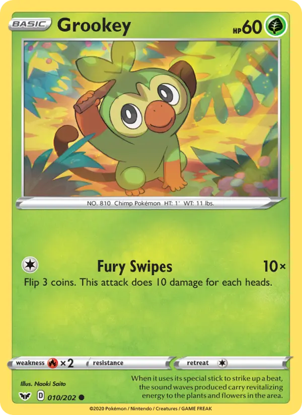 Card image of Grookey