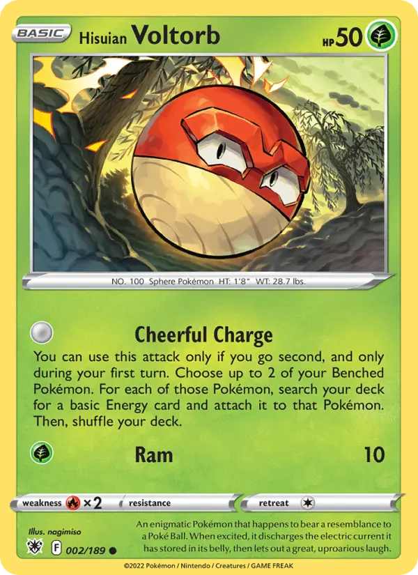 Card image of Hisuian Voltorb