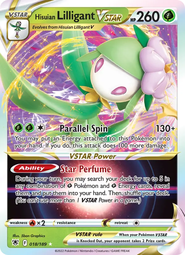 Card image of Hisuian Lilligant VSTAR