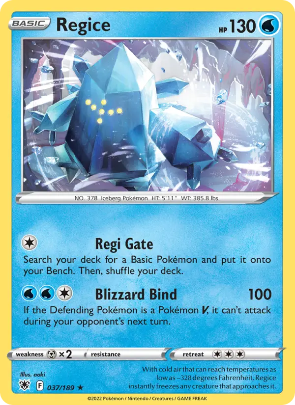 Card image of Regice