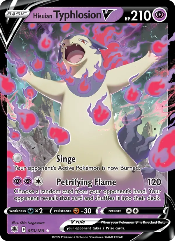 Card image of Hisuian Typhlosion V
