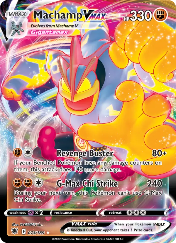 Card image of Machamp VMAX
