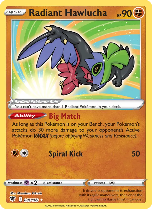 Card image of Radiant Hawlucha