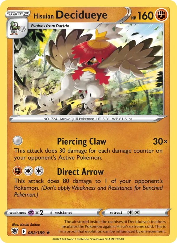 Card image of Hisuian Decidueye