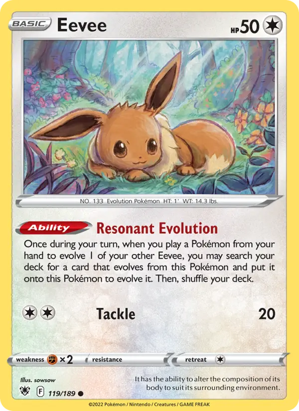Card image of Eevee