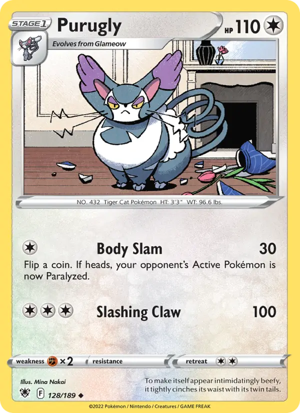 Card image of Purugly