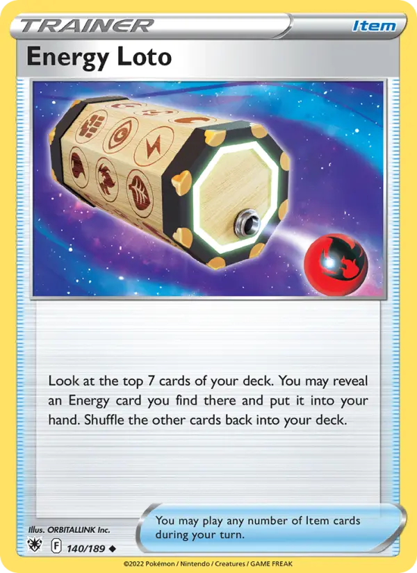Card image of Energy Loto