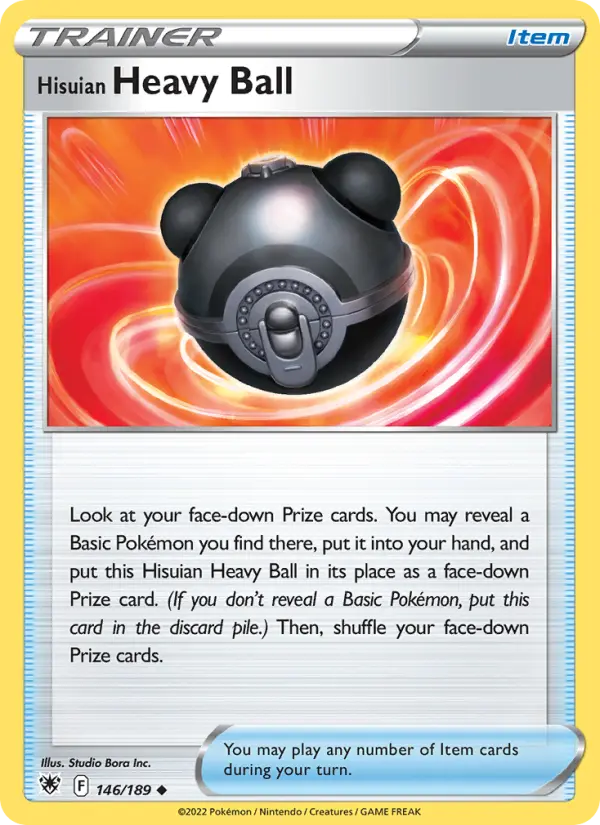 Card image of Hisuian Heavy Ball