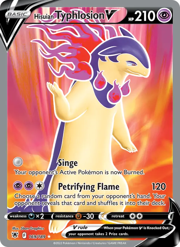 Card image of Hisuian Typhlosion V