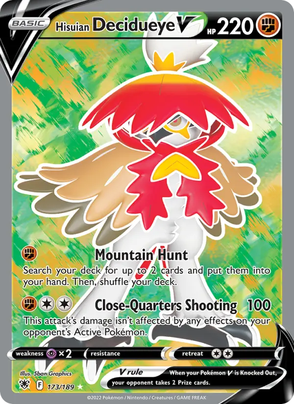 Card image of Hisuian Decidueye V