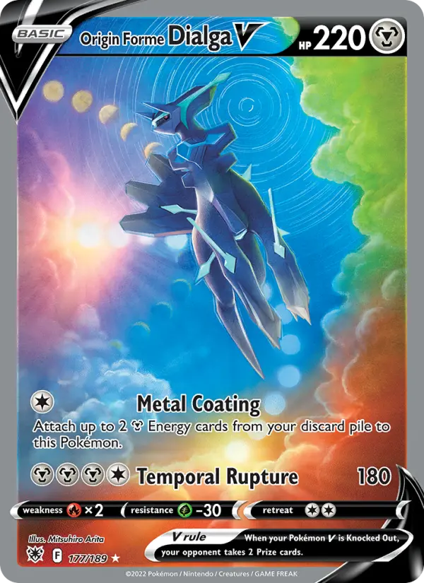 Card image of Origin Forme Dialga V