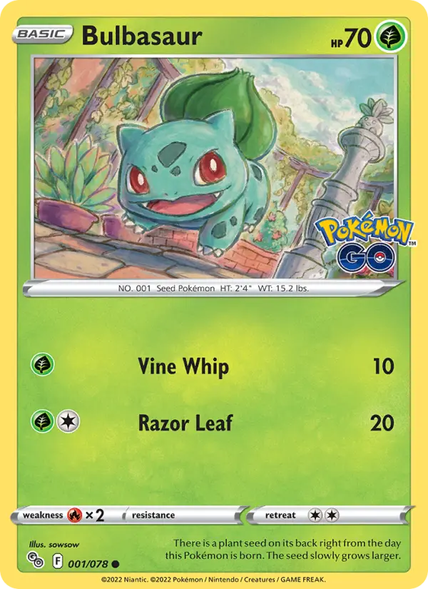 Card image of Bulbasaur