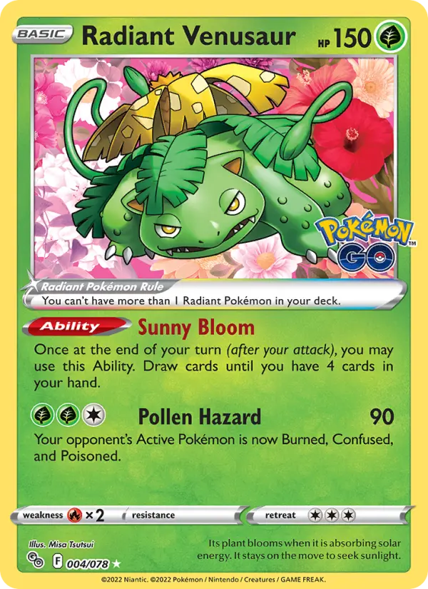 Card image of Radiant Venusaur